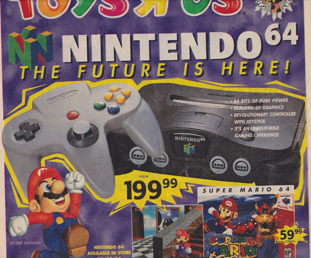 1996 Toys 'R' Us Video Game Ads - Nintendo 64