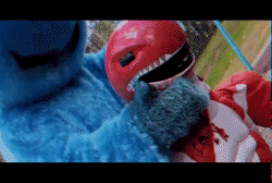Power Rangers on Sesame Street